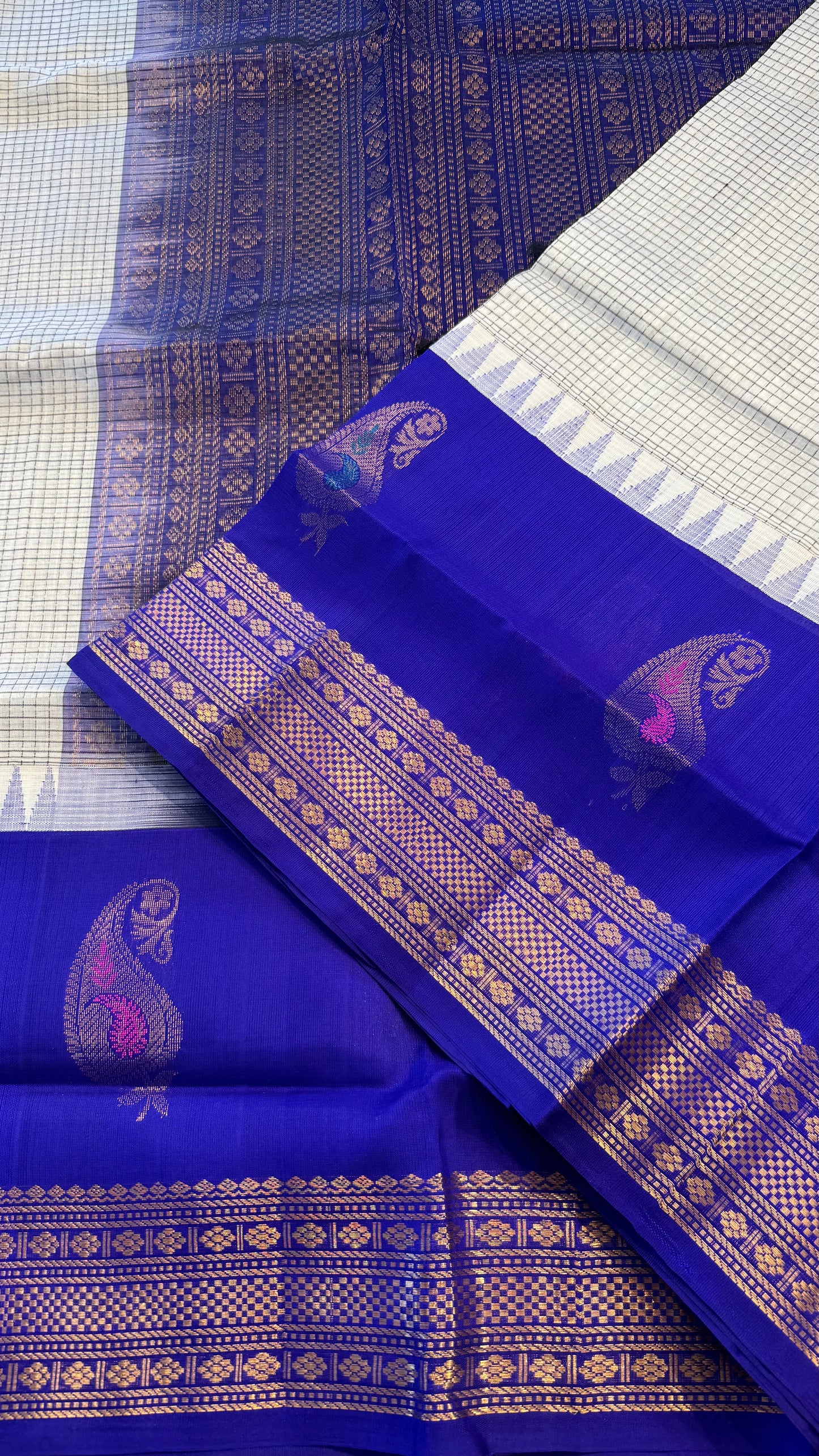 HANDLOOM KANCHIPURAM SILK COTTON (KSC277)