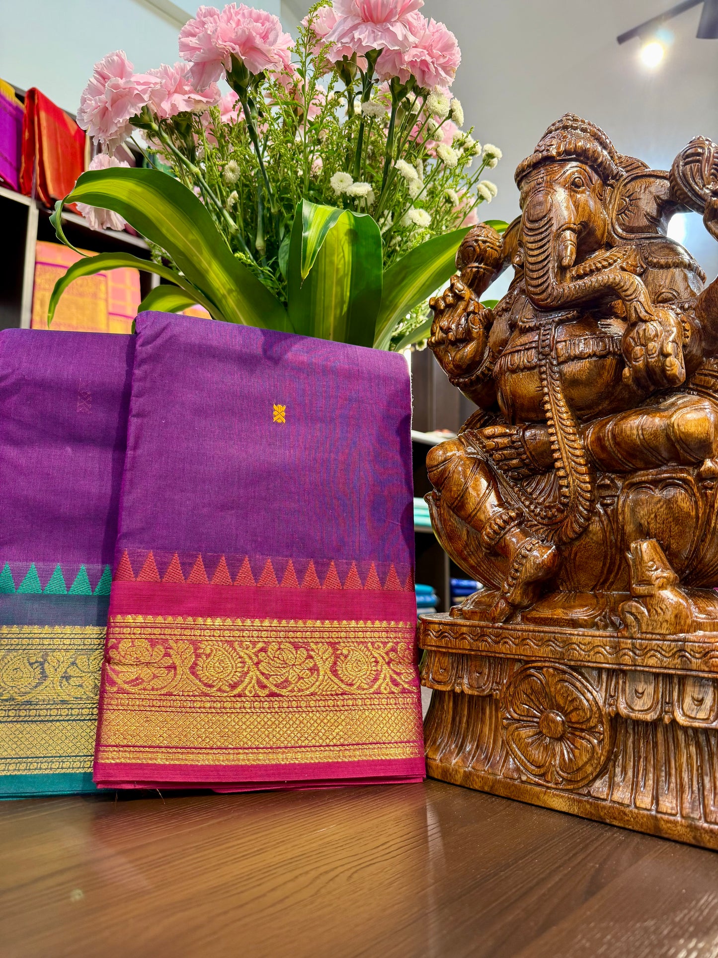 Kanchi Cotton Saree