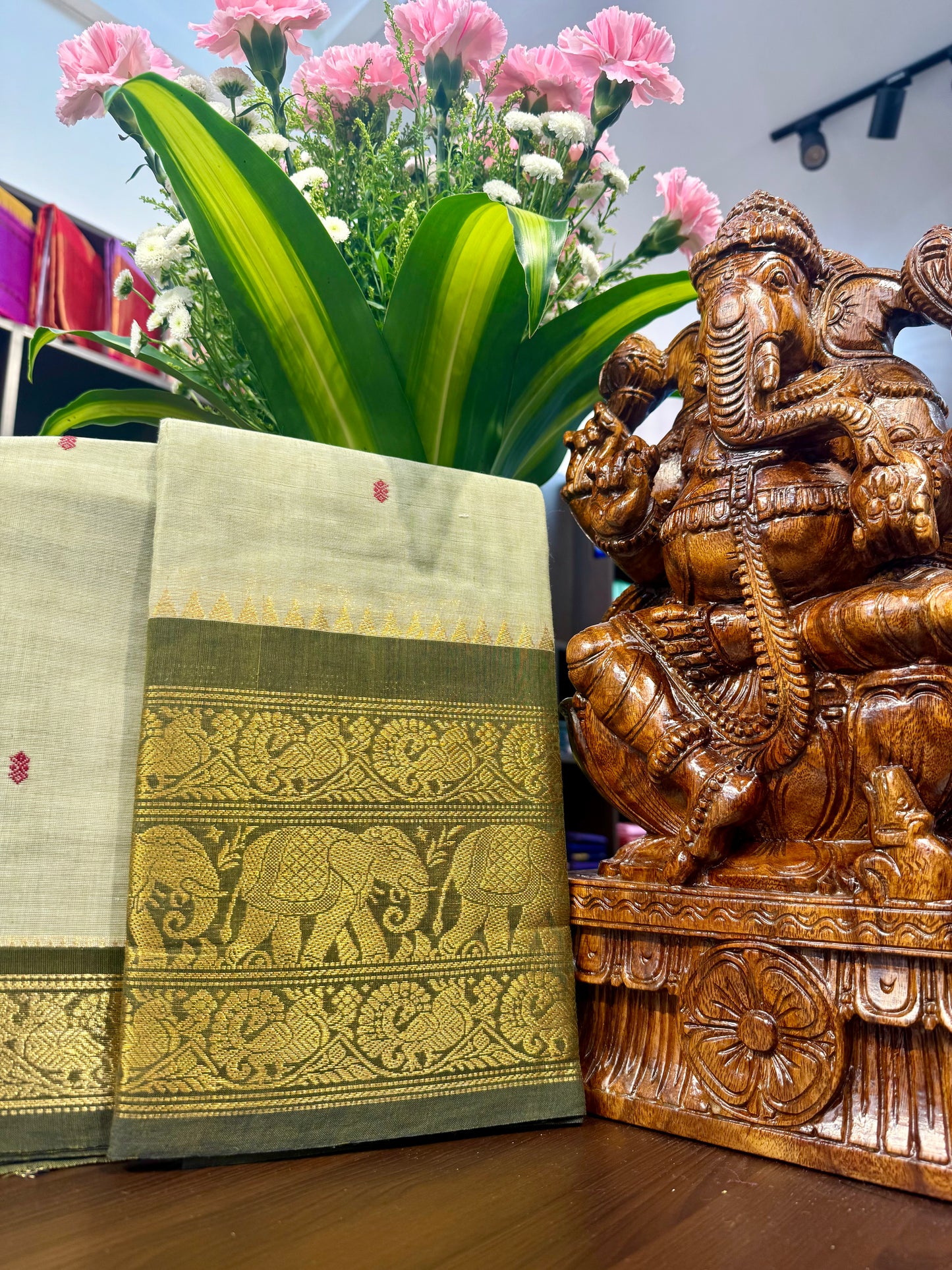 Kanchi Cotton Saree