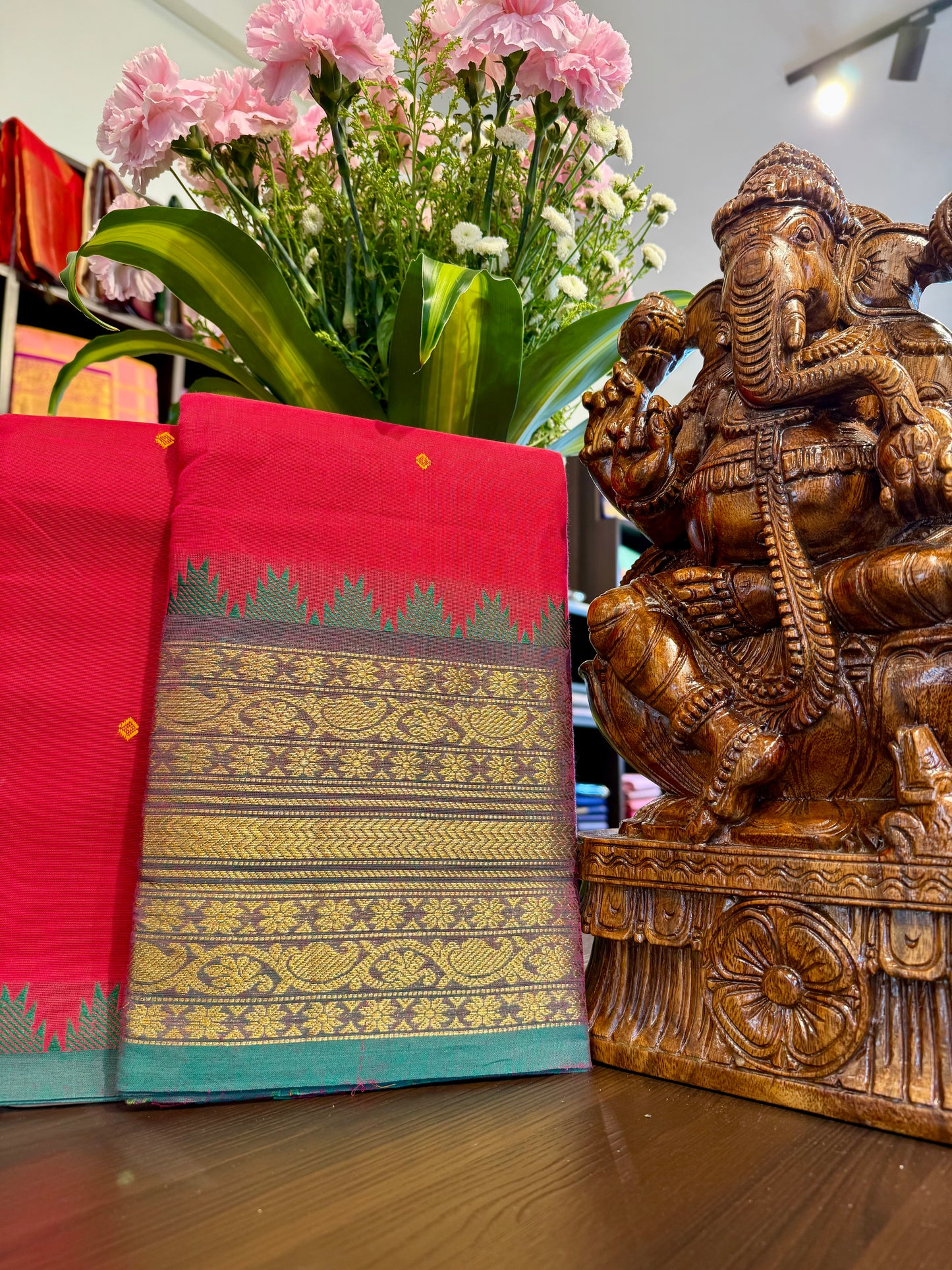 Kanchi Cotton Saree