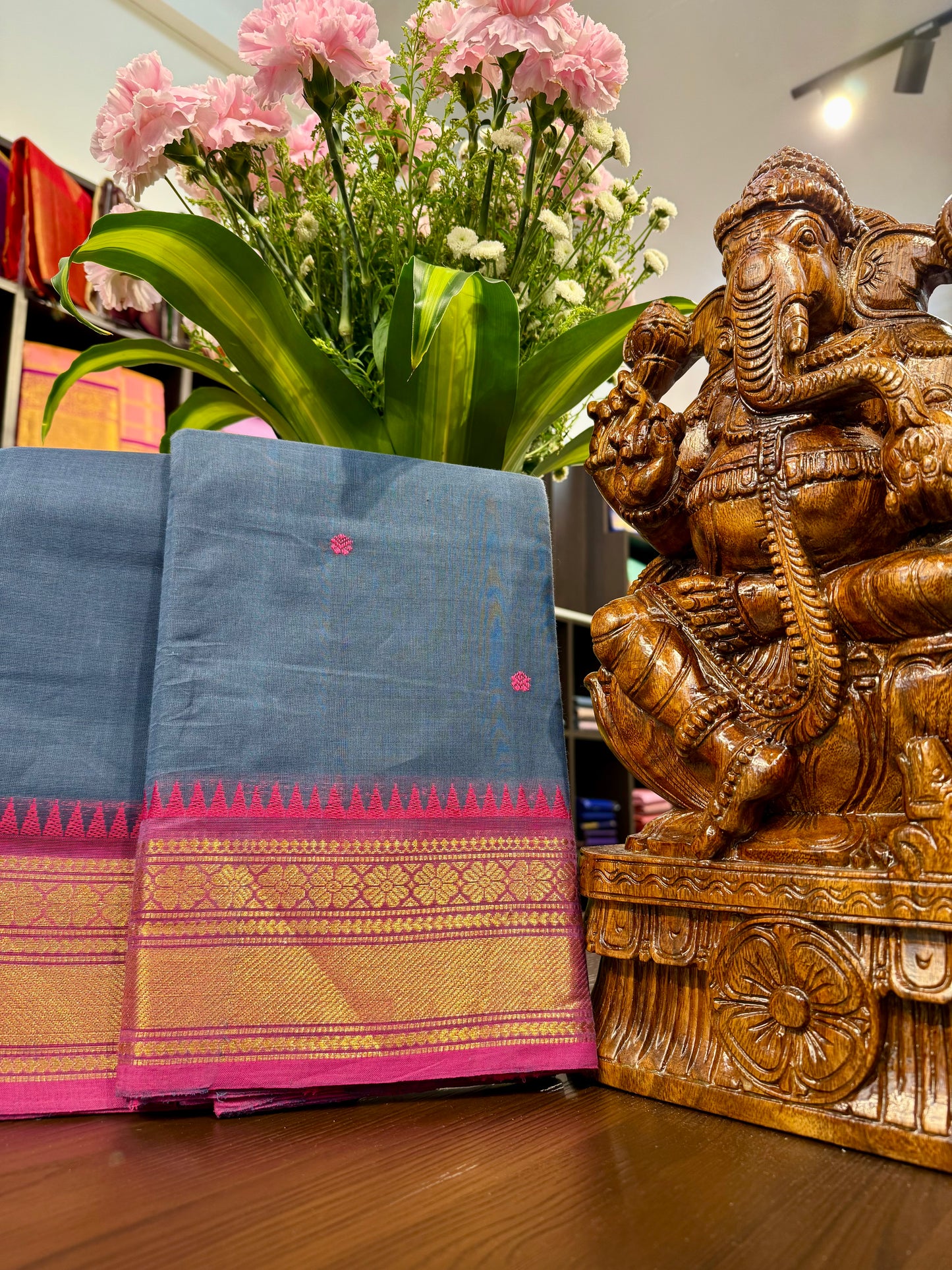 Kanchi Cotton Saree