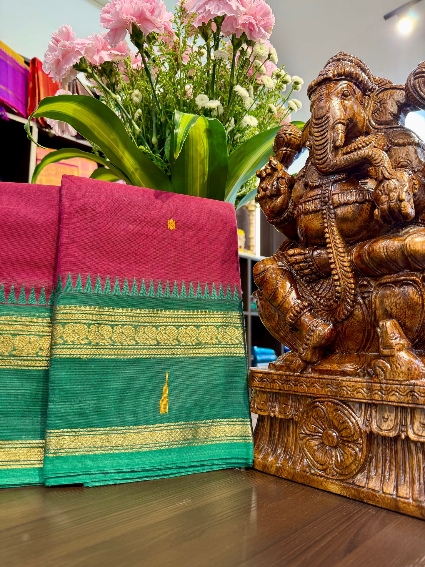 Kanchi Cotton Saree