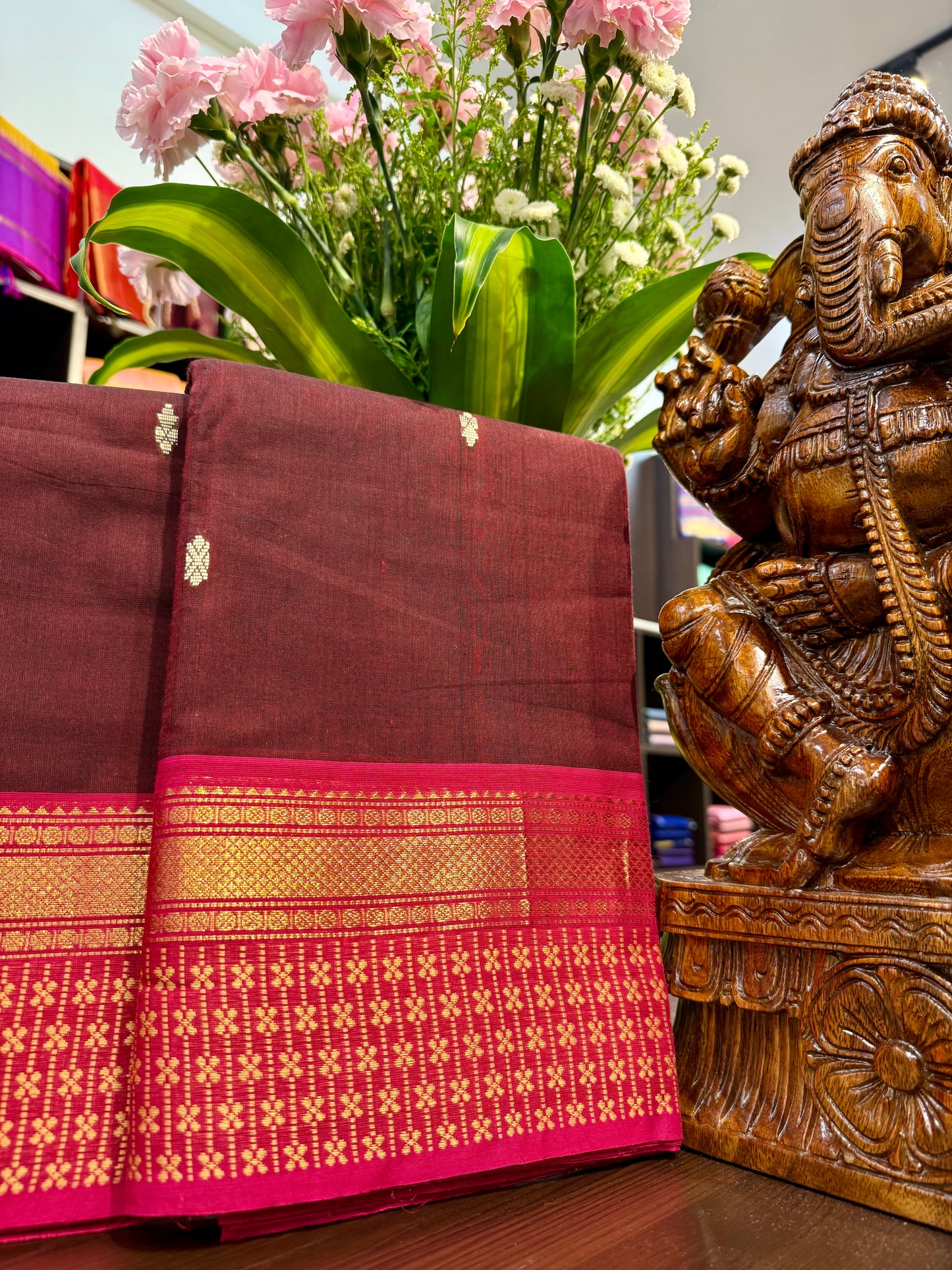 Kanchi Cotton Saree
