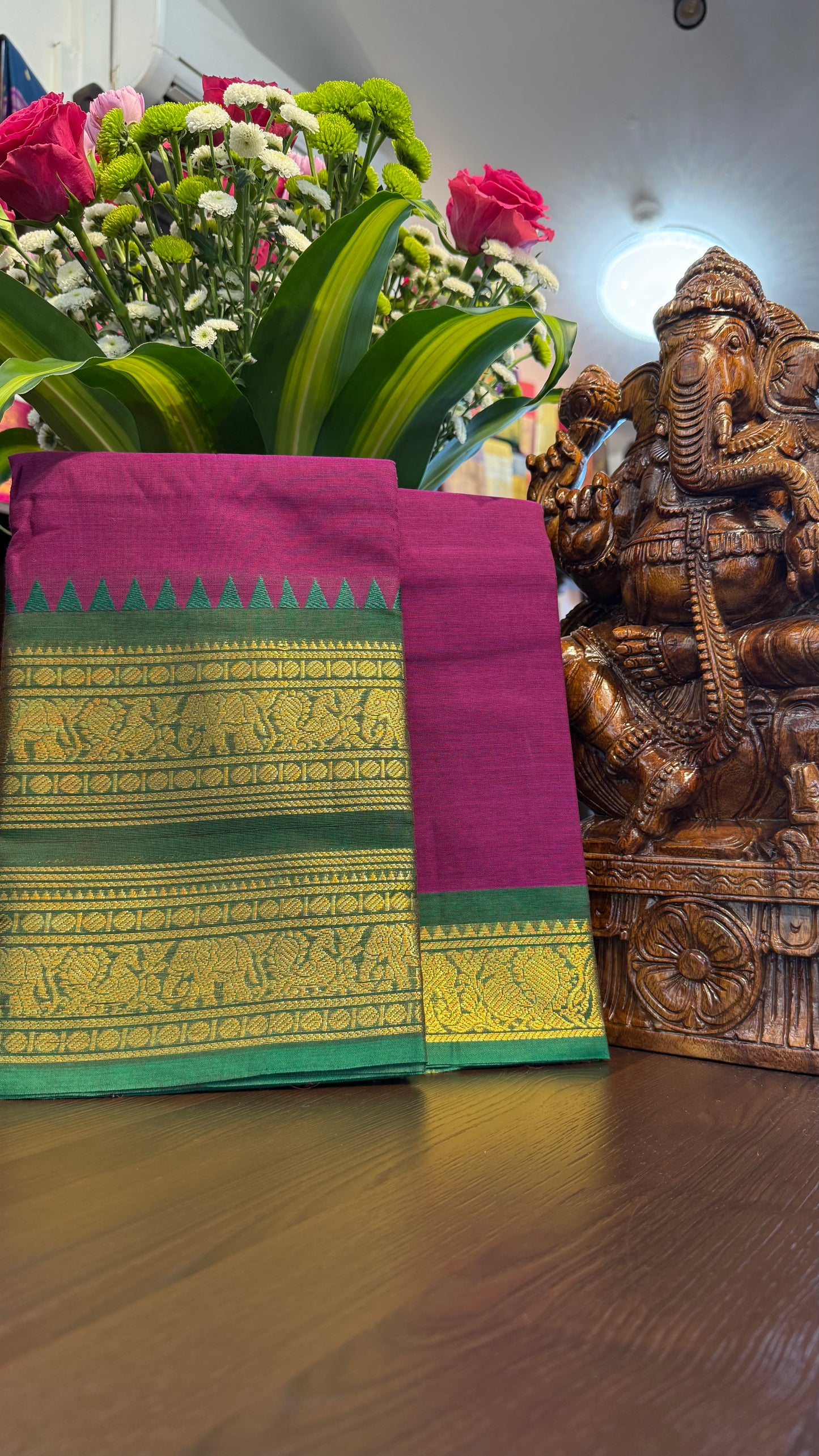 Kanchi Cotton Saree