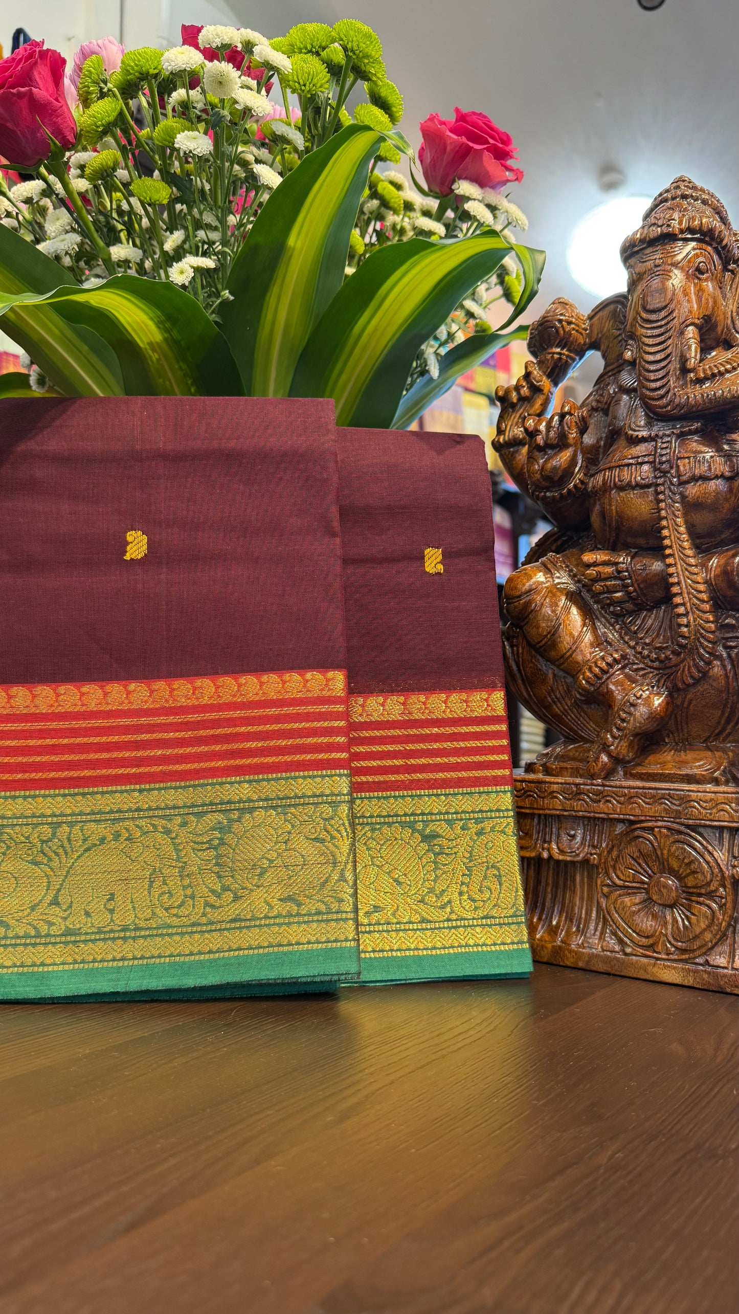 Kanchi Cotton Saree