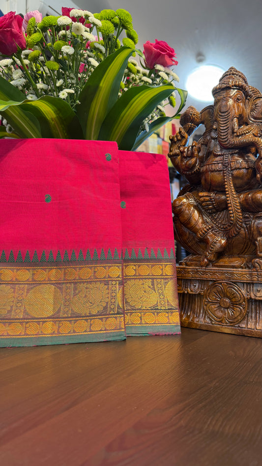 Kanchi Cotton Saree