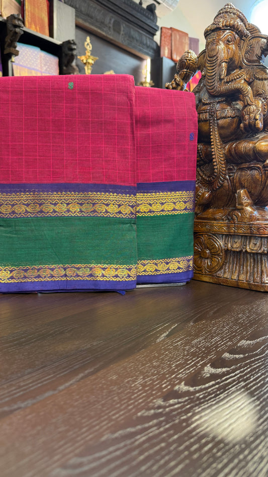 Kanchi Cotton Saree