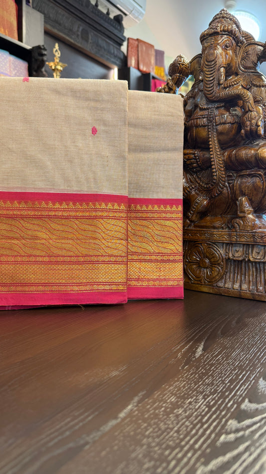 Kanchi Cotton Saree