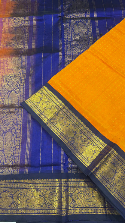 HANDLOOM KANCHIPURAM SILK COTTON (KSC254)