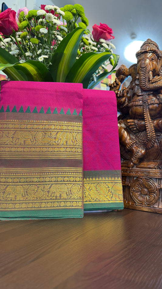 Kanchi Cotton Saree
