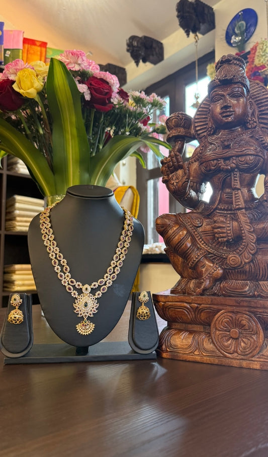 Nila Long Necklace Jewellery Set