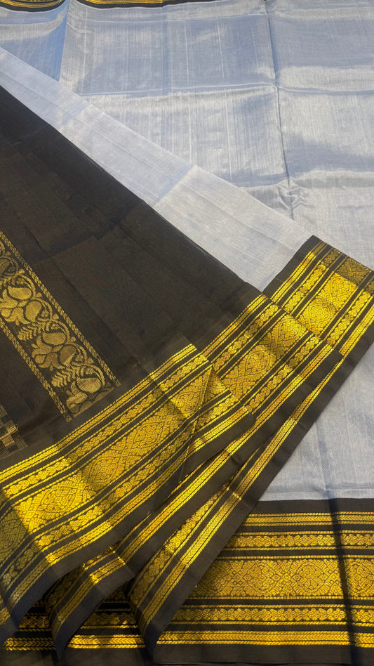 HANDLOOM KANCHIPURAM SILK COTTON (KSC164)