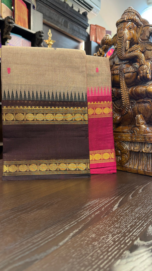 Kanchi Cotton Saree