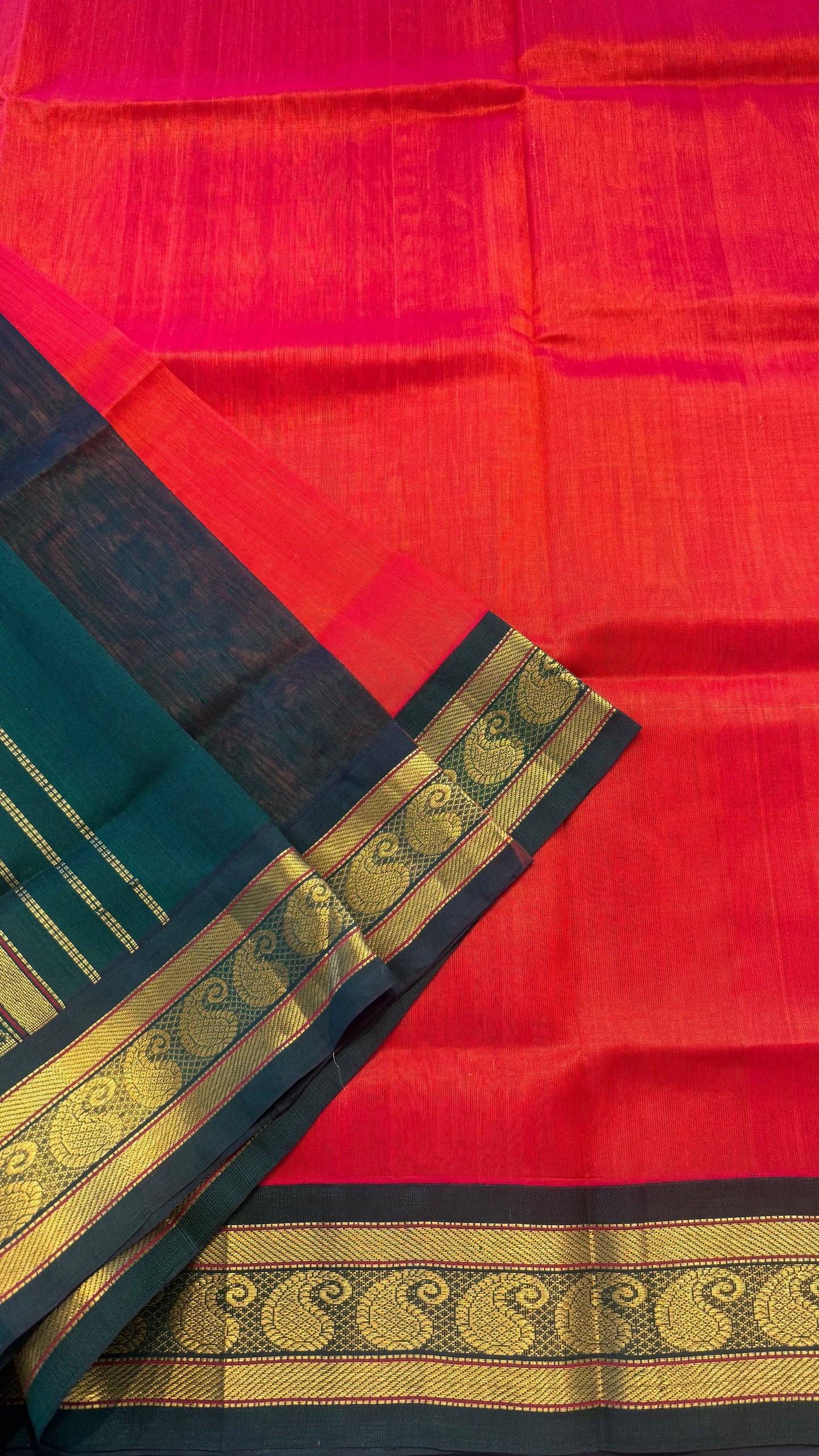 HANDLOOM KANCHIPURAM SILK COTTON (KSC202)