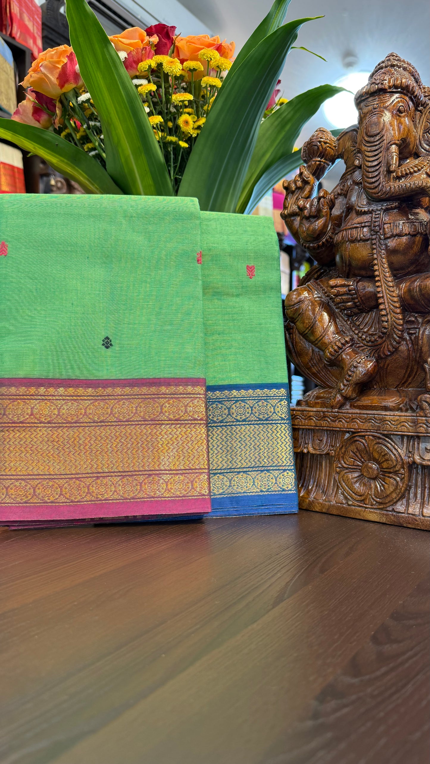 Kanchi Cotton Saree