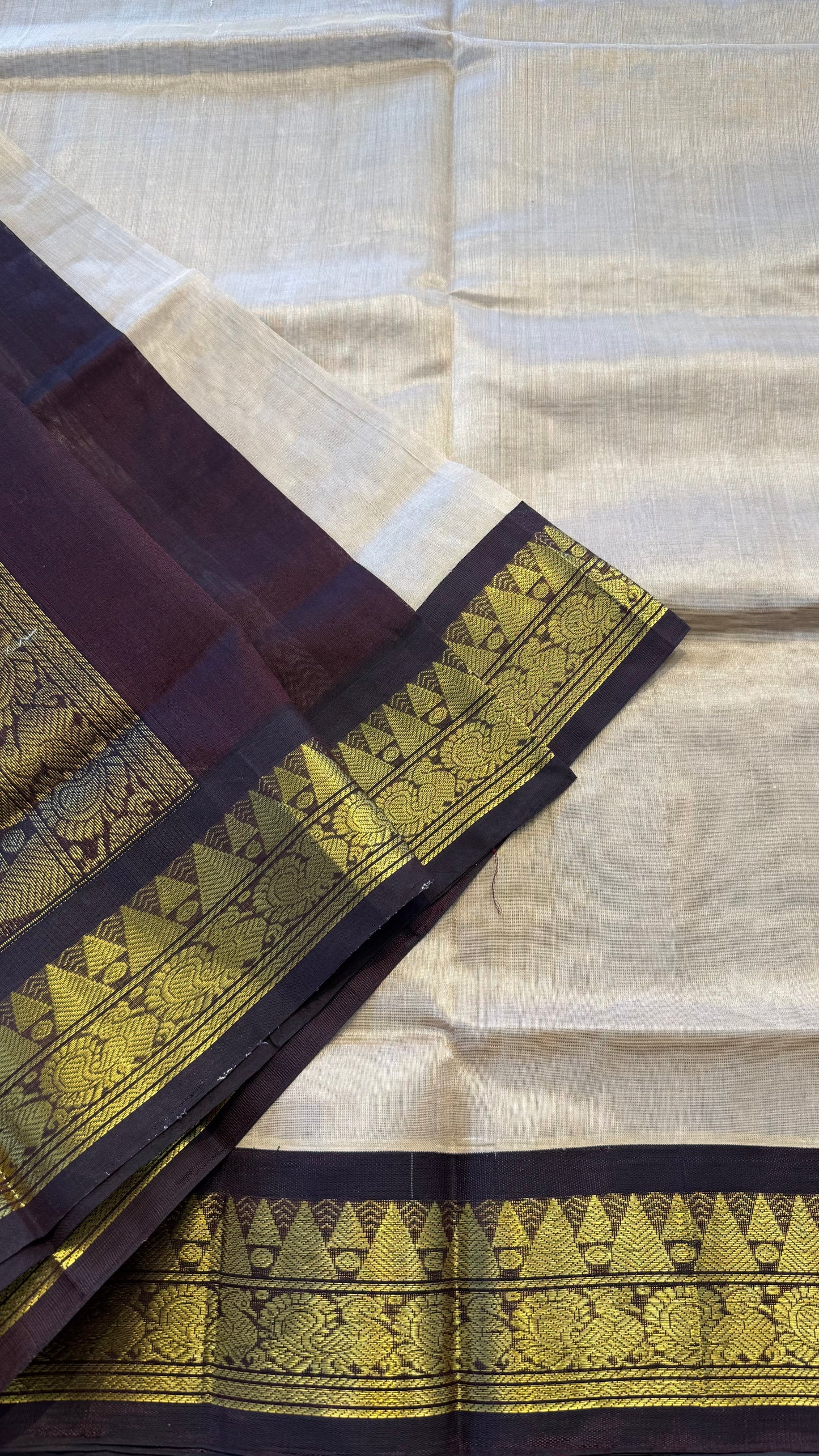 HANDLOOM KANCHIPURAM SILK COTTON (KSC201)