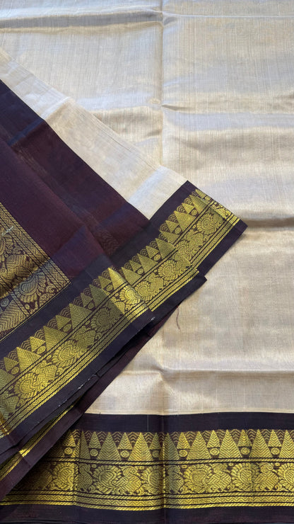 HANDLOOM KANCHIPURAM SILK COTTON (KSC201)