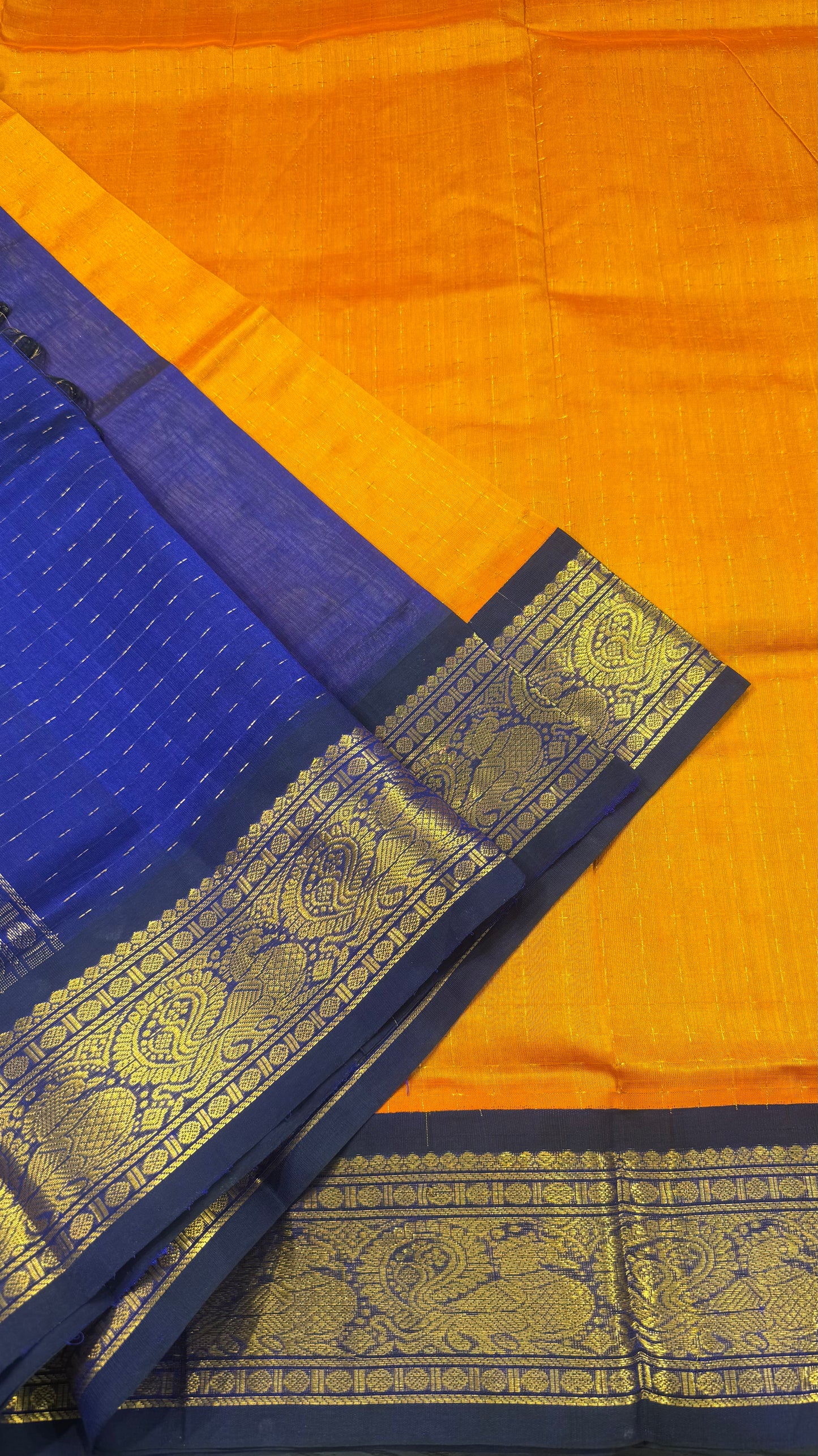 HANDLOOM KANCHIPURAM SILK COTTON (KSC254)
