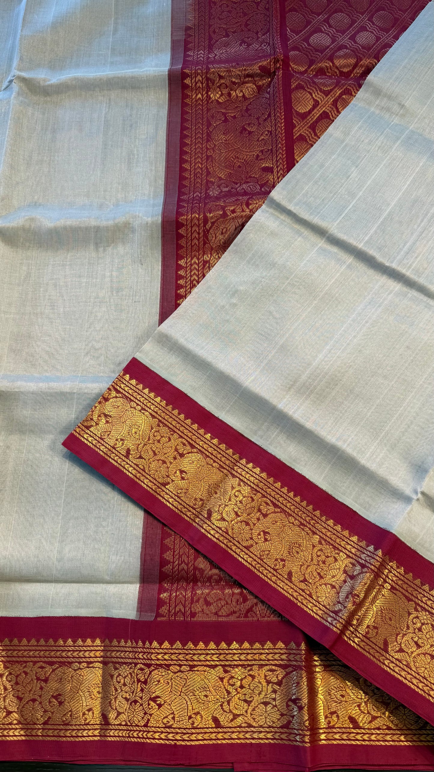 HANDLOOM KANCHIPURAM SILK COTTON (KSC280)