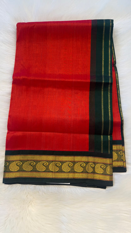 HANDLOOM KANCHIPURAM SILK COTTON (KSC202)