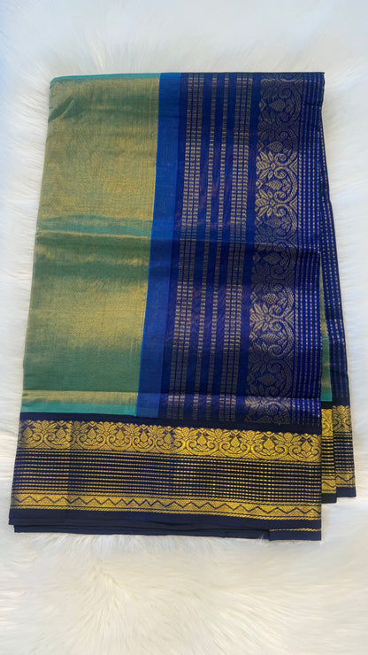 HANDLOOM KANCHIPURAM SILK COTTON (KSC216)
