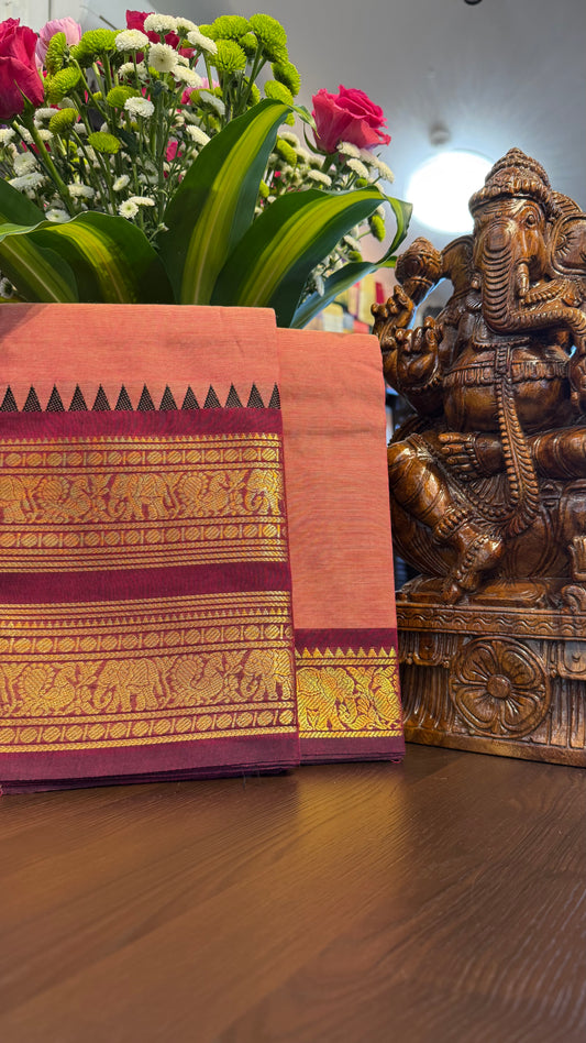 Kanchi Cotton Saree