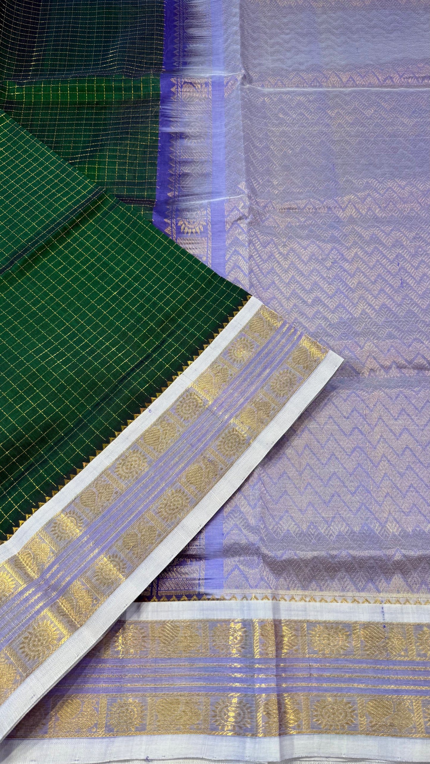 HANDLOOM KANCHIPURAM SILK COTTON (KSC275)