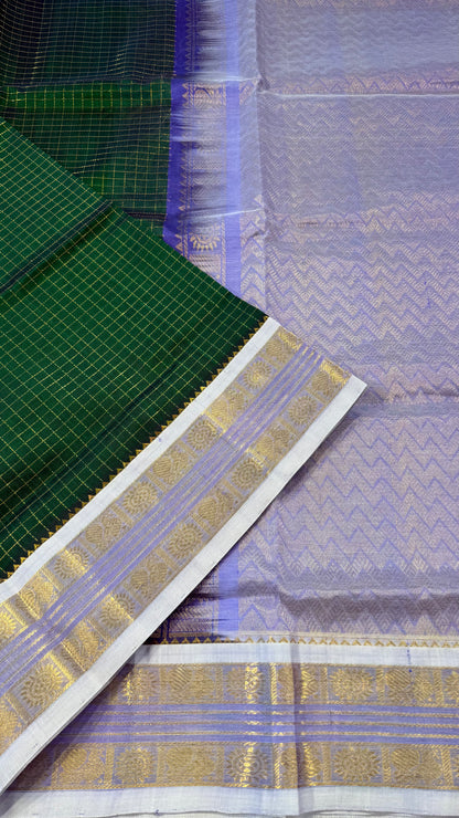 HANDLOOM KANCHIPURAM SILK COTTON (KSC275)