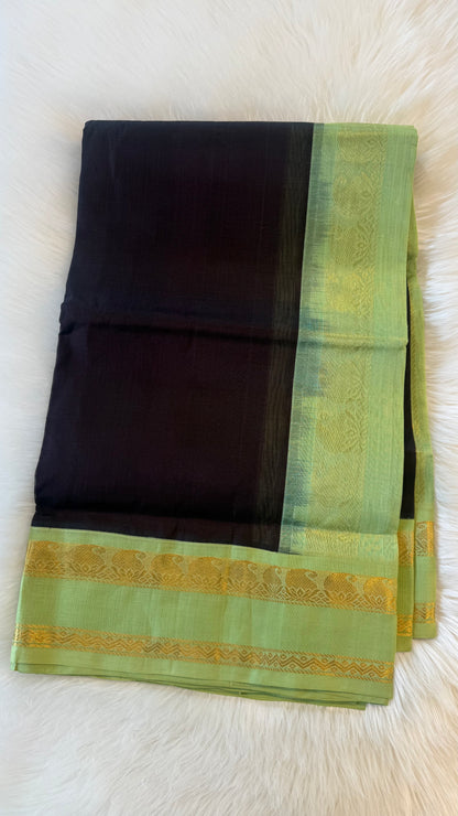 HANDLOOM KANCHIPURAM SILK COTTON (KSC217)