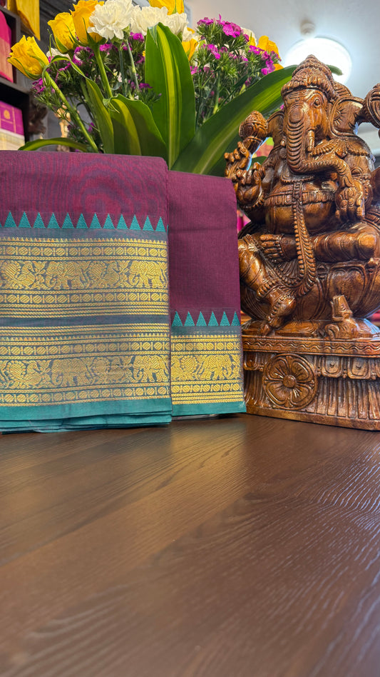 Kanchi Cotton Saree