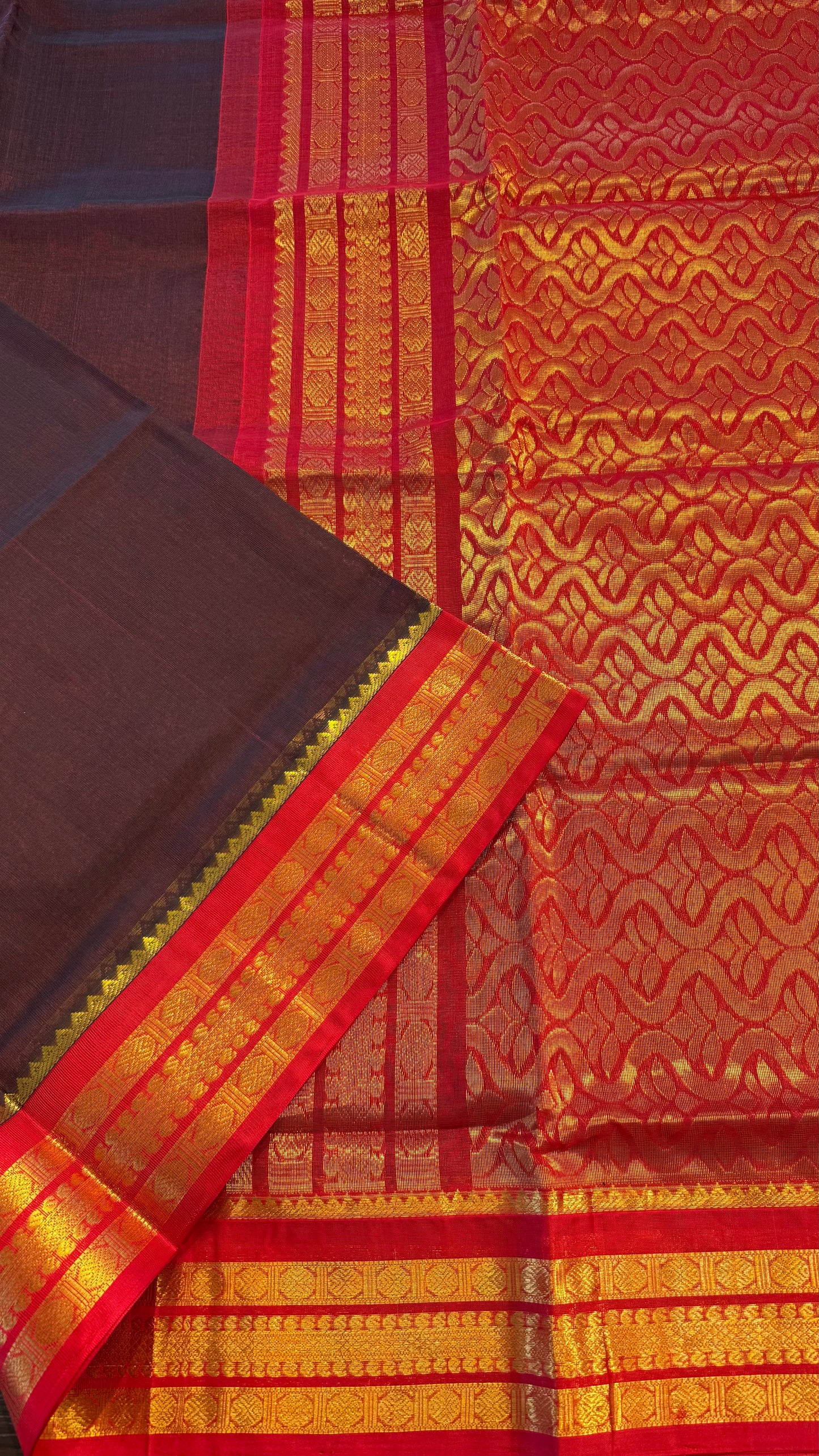 HANDLOOM KANCHIPURAM SILK COTTON (KSC231)