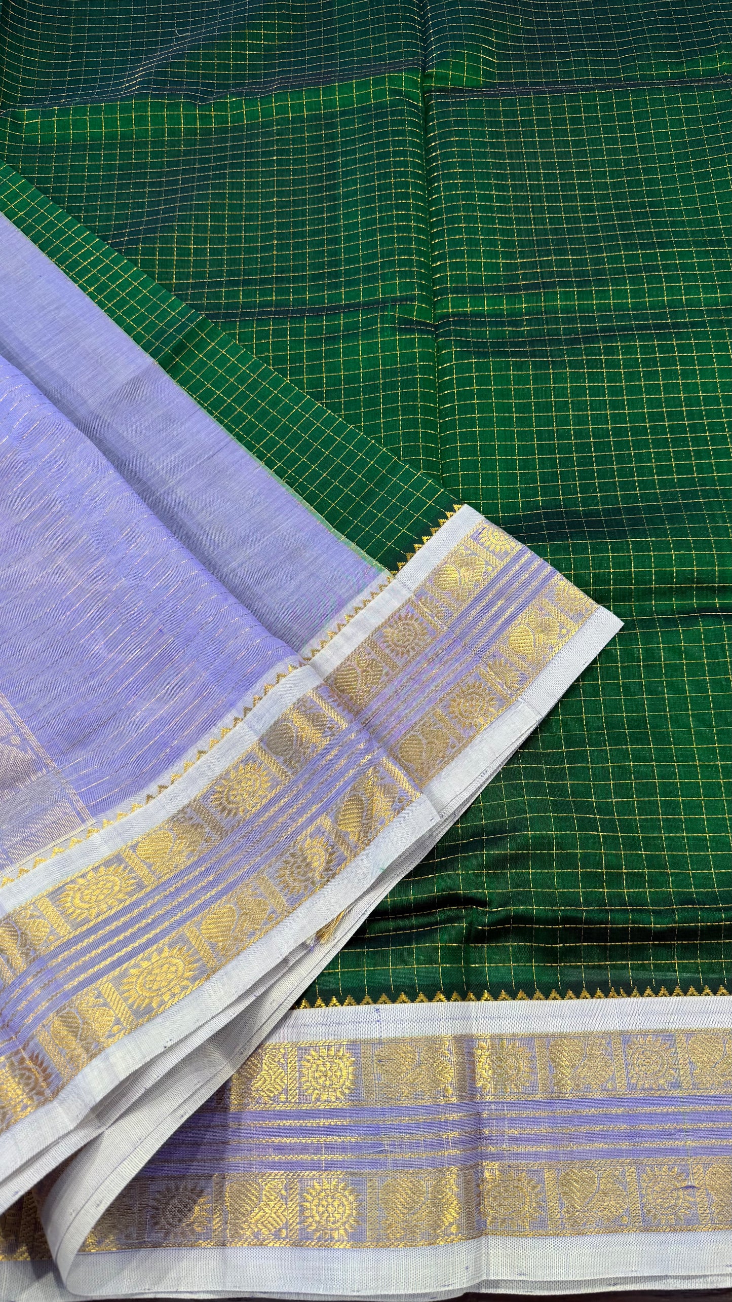 HANDLOOM KANCHIPURAM SILK COTTON (KSC275)