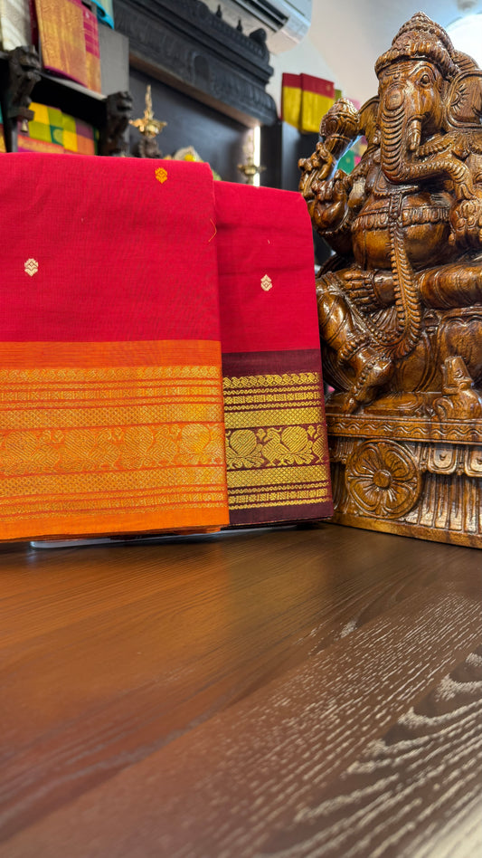 Kanchi Cotton Saree