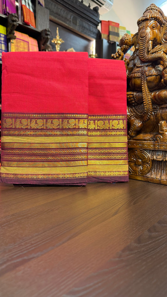 Kanchi Cotton Saree
