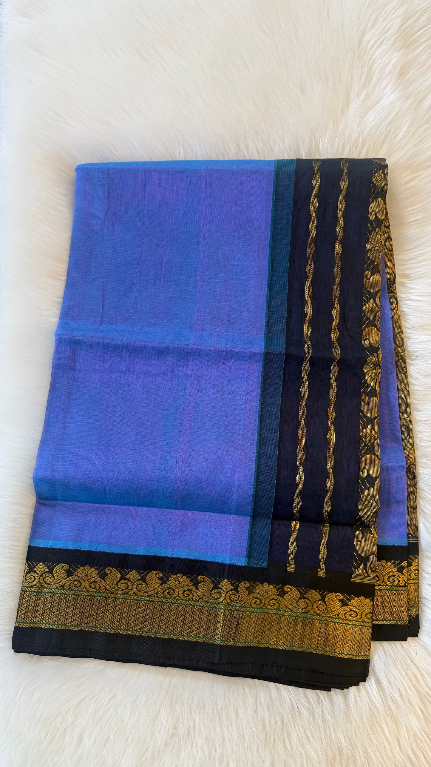 HANDLOOM KANCHIPURAM SILK COTTON (KSC209)