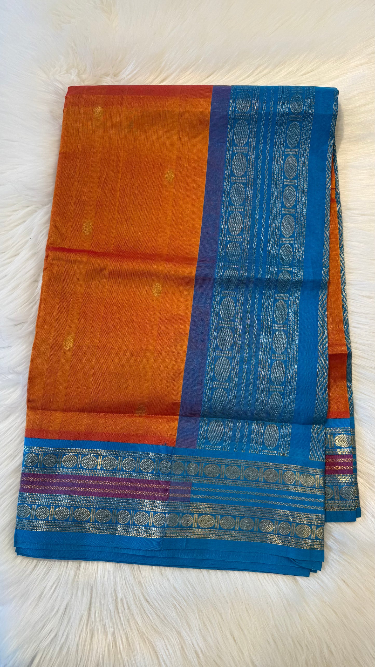 HANDLOOM KANCHIPURAM SILK COTTON (KSC238)