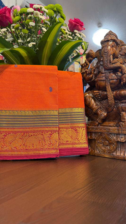 Kanchi Cotton Saree