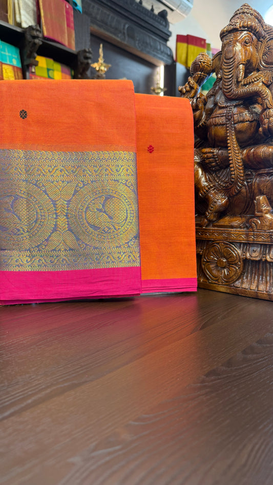 Kanchi Cotton Saree