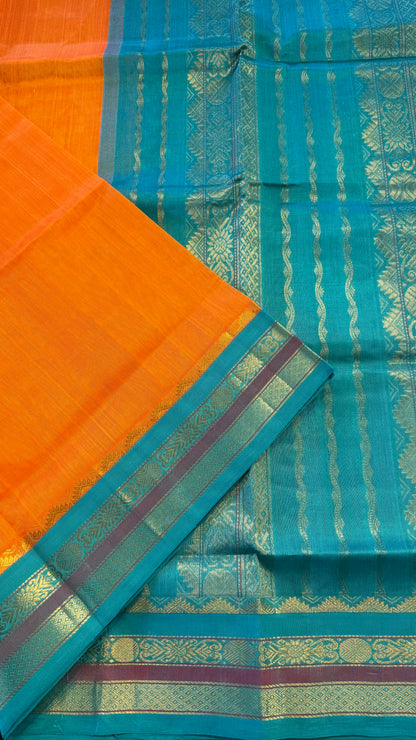 HANDLOOM KANCHIPURAM SILK COTTON (KSC234)