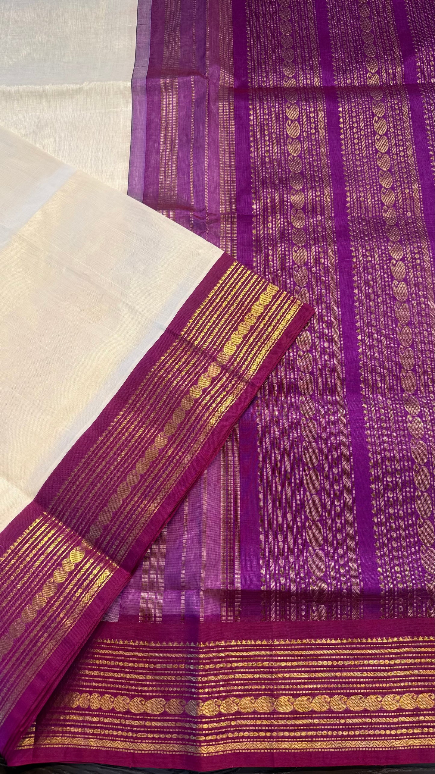 HANDLOOM KANCHIPURAM SILK COTTON (KSC150)