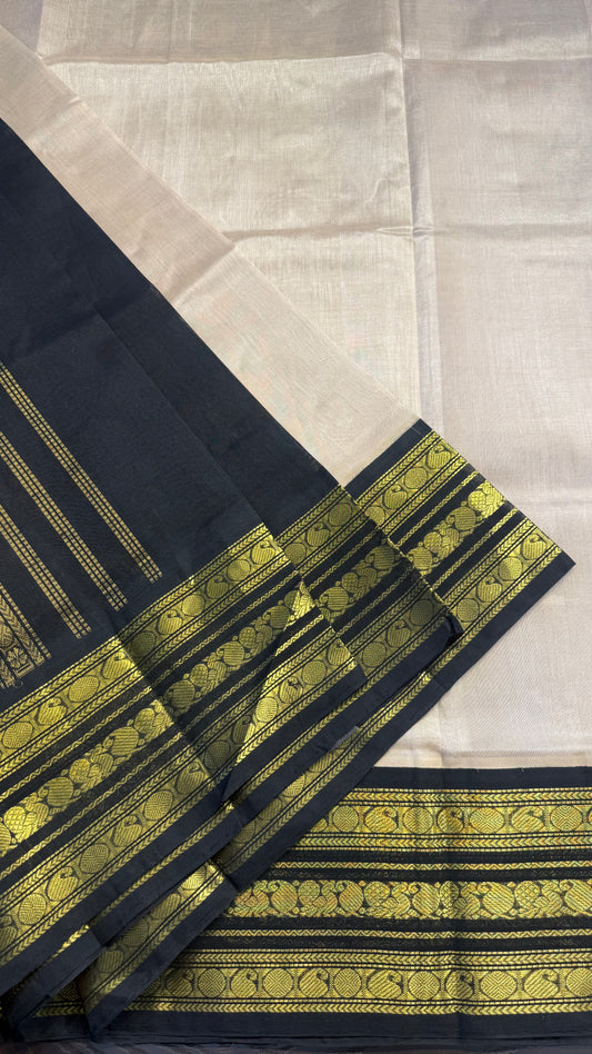 HANDLOOM KANCHIPURAM SILK COTTON (KSC153)
