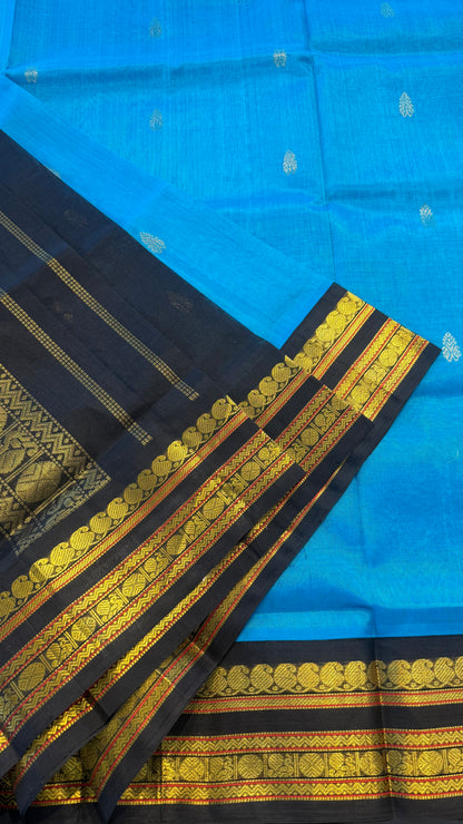 HANDLOOM KANCHIPURAM SILK COTTON (KSC283)