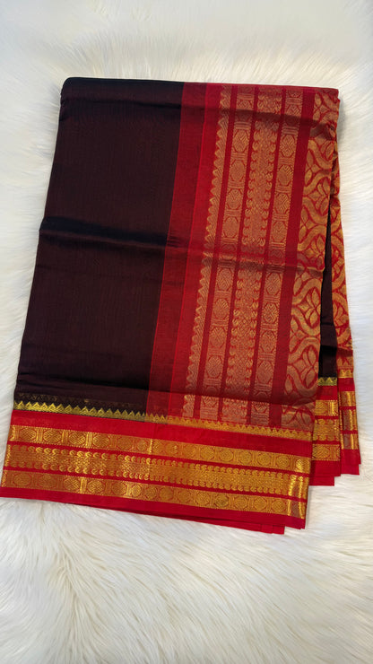 HANDLOOM KANCHIPURAM SILK COTTON (KSC231)
