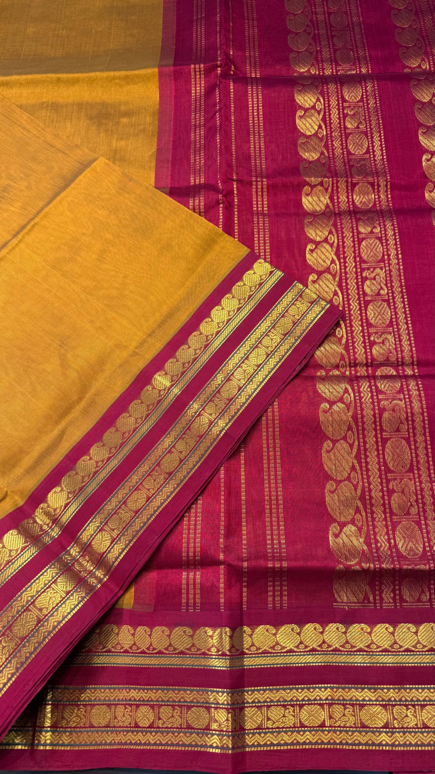 HANDLOOM KANCHIPURAM SILK COTTON (KSC179)