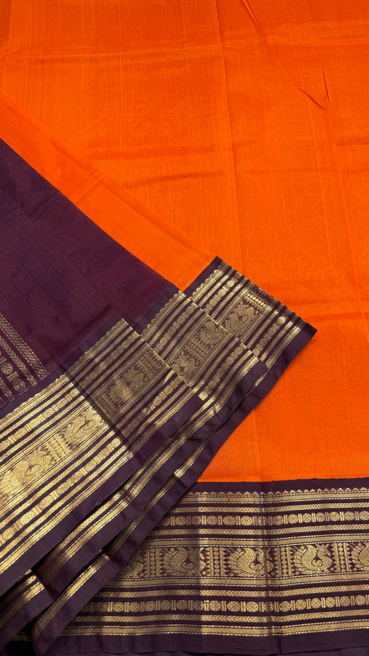 HANDLOOM KANCHIPURAM SILK COTTON (KSC187)