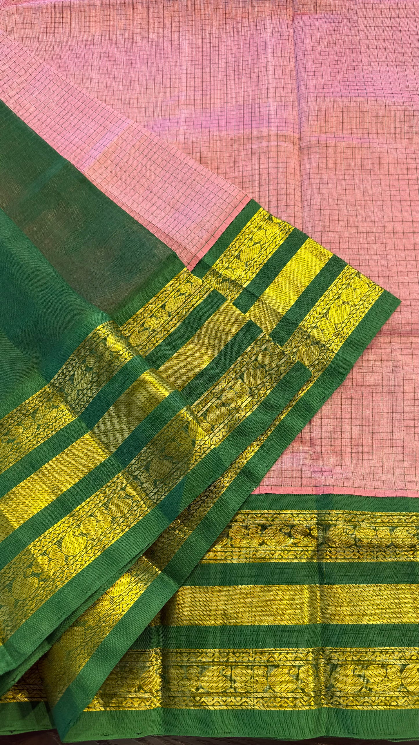 HANDLOOM KANCHIPURAM SILK COTTON (KSC253)
