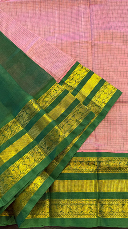 HANDLOOM KANCHIPURAM SILK COTTON (KSC253)