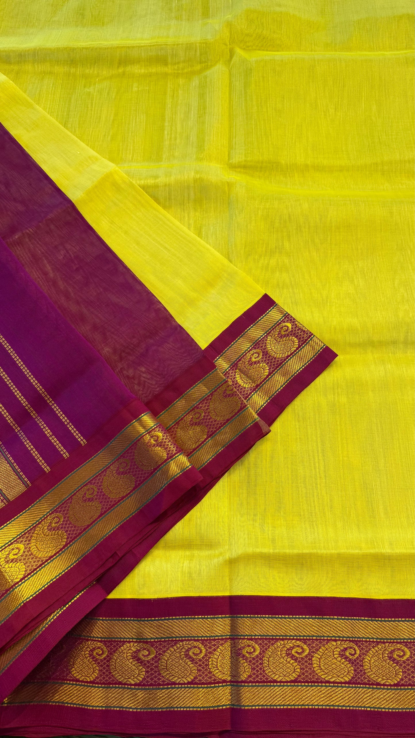 HANDLOOM KANCHIPURAM SILK COTTON (KSC205)