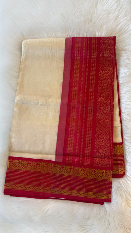 HANDLOOM KANCHIPURAM SILK COTTON (KSC224)