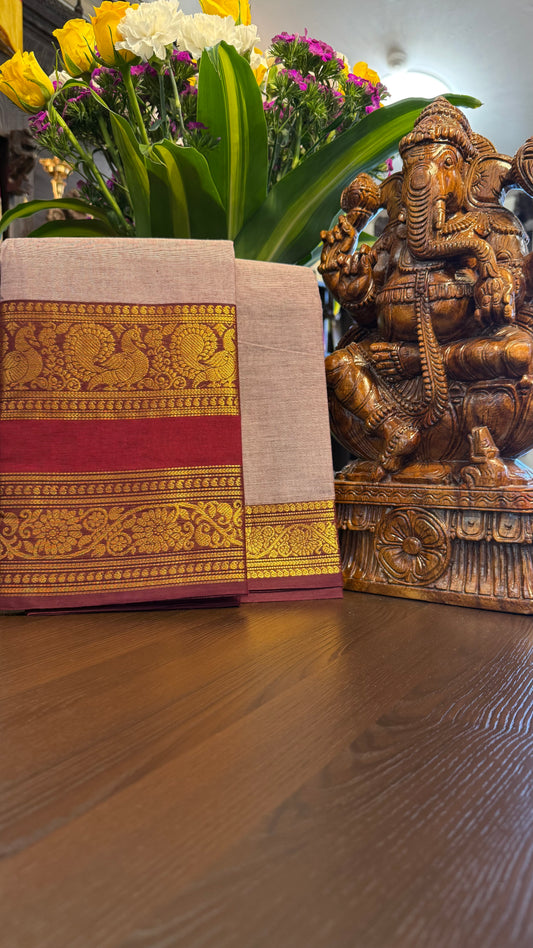 Kanchi Cotton Saree